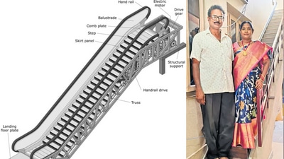 భార్య కోసం ఎస్కలేటర్ భార్య కోసం ఎస్కలేటర్