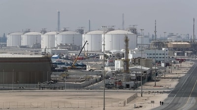This picture shows the Ras Laffan Industrial City, Qatar's principal site for production of liquefied natural gas and gas-to-liquid, administrated by Qatar Petroleum (AFP) This picture shows the Ras Laffan Industrial City, Qatar's principal site for production of liquefied natural gas and gas-to-liquid, administrated by Qatar Petroleum (AFP)