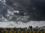 Dark clouds cover the Mumbai skyline as the Southwest Monsoon makes its onset over western India. (Raju Shinde/ HT Photo)