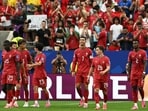 Cristiano Ronaldo scored twice to help Portugal roll to a 5-0 win over Uzbekistan in Group K clash in Houston.(AFP)
