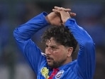 Kuldeep Yadav during the Indian Premier League against Punjab Kings, in New Delhi 2026. (PTI)