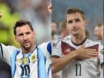 Miroslav Klose’s epic reaction after World Cup record falls to Lionel Messi.