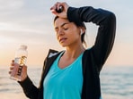 HT Health Talk: Don't just drink plain water — learn how to hydrate smartly and spot the early signs of heat illness before it's too late. (Freepik)