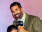 Akshay Kumar during trailer launch of Bhooth Bangla. (PTI Photo)(PTI04_06_2026_000478A)