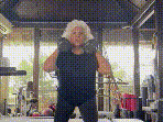Pinkie Roshan works out to build strength and stay happy. Pinkie Roshan works out to build strength and stay happy.