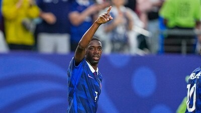 Ballon d"Or winner Ousmane Dembele also found the net to get his first of the this year's tournament as France made 3-0, (AP Photo) Ballon d"Or winner Ousmane Dembele also found the net to get his first of the this year's tournament as France made 3-0, (AP Photo)