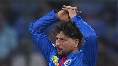 Kuldeep Yadav during the Indian Premier League against Punjab Kings, in New Delhi 2026. (PTI) Kuldeep Yadav during the Indian Premier League against Punjab Kings, in New Delhi 2026. (PTI)