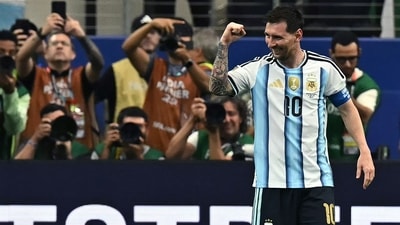 Lionel Messi has broken Miroslav Klose's all-time record for highest goal scoring. (AFP) Lionel Messi has broken Miroslav Klose's all-time record for highest goal scoring. (AFP)