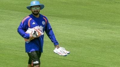 New Chandigarh: India's Rishabh Pant during a practice session ahead of the first Test cricket match between India and Afghanistan, in New Chandigarh, Tuesday, June 2, 2026. (PTI Photo)(PTI06_02_2026_000209B) (PTI) New Chandigarh: India's Rishabh Pant during a practice session ahead of the first Test cricket match between India and Afghanistan, in New Chandigarh, Tuesday, June 2, 2026. (PTI Photo)(PTI06_02_2026_000209B) (PTI)