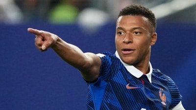 Following a lengthy rain break that interrupted the match, France showed no signs of losing momentum. Kylian Mbappe resumed his starring role after the restart, netting his second goal of the evening to register back-to-back braces in the tournament. (IMAGN IMAGES via Reuters)