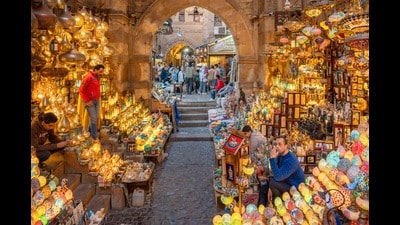 The Khan El-Khalili Bazaar in Cairo, Egypt. (Shutterstock)