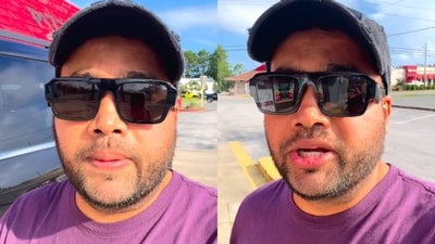 An Indian-origin man compares India and US work culture, says fixed hours make employees happier. (Instagram/desidad_in_america)