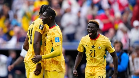 Ghana showed a resolute mentality in the first half, though England controlled the play.(AP Photo/Petr David Josek)