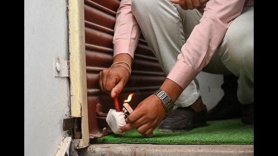 The action, now in its second day, follows directives from the Uttar Pradesh government to review safety standards at educational institutions that attract large numbers of students. (FOR REPRESENTATION ONLY)