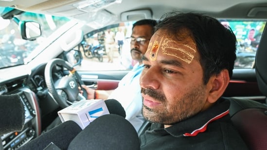 Tej Pratap Yadav, Janshakti Janata Dal chief and elder son of former Bihar CM Lalu Prasad (ANI/File)