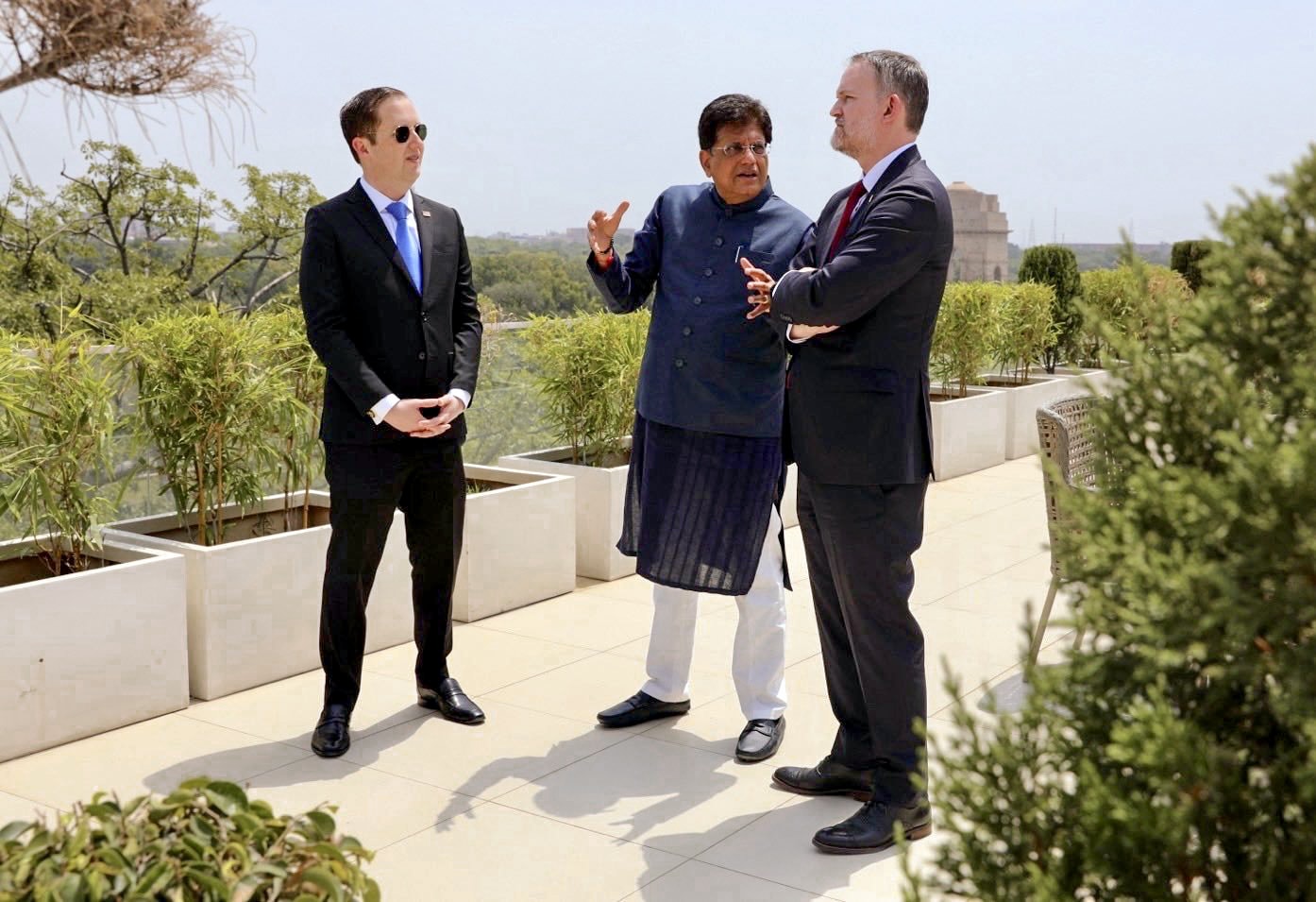New Delhi, Jun 23 (ANI): Union Minister Piyush Goyal with US Ambassador to India Sergio Gor and United States Trade Representative Ambassador Greer during discussion on finalizing the trade deal between the US and India, in New Delhi on Tuesday. ( Sergio Gor/X ANI Photo) ( Sergio Gor/X) New Delhi, Jun 23 (ANI): Union Minister Piyush Goyal with US Ambassador to India Sergio Gor and United States Trade Representative Ambassador Greer during discussion on finalizing the trade deal between the US and India, in New Delhi on Tuesday. ( Sergio Gor/X ANI Photo) ( Sergio Gor/X)