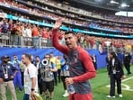 Cristiano Ronaldo was not interested in taking question regarding Lionel Messi.