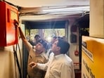 During the checks, officials identified certain deficiencies at select premises, directing managements of the concerned institutes were directed to take immediate corrective action to ensure full compliance with fire safety standards. (HT File)