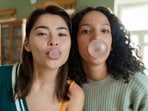 Chewing gum constantly stresses the joint of the jaws. 