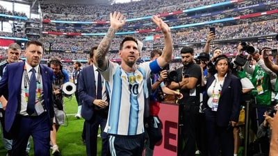 Argentina's Lionel Messi has been backed to feature at the 2030 World Cup. (AP) Argentina's Lionel Messi has been backed to feature at the 2030 World Cup. (AP)