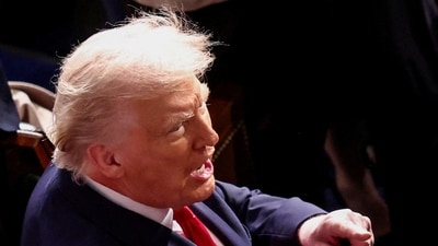 Trump said his negotiating position had become “more difficult”. (REUTERS)
