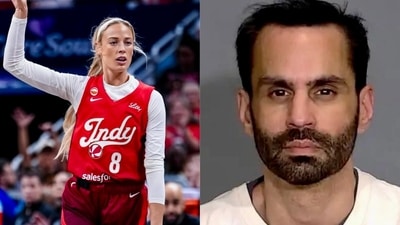 Kevin Singh faces charges in the Sophie Cunningham stalking case. (Sophie Cunningham/Instagram kevin Singh/Marion County Sheriff’s Office) Kevin Singh faces charges in the Sophie Cunningham stalking case. (Sophie Cunningham/Instagram kevin Singh/Marion County Sheriff’s Office)