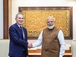 Prime Minister Narendra Modi meets CEO of Amazon Andy Jassy, on Thursday