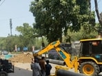 According to the advisory, entry of all vehicular traffic will remain prohibited on the roads leading to Sukhrali below the MDI flyover as part of traffic safety measures, starting from Wednesday and until July 20. (HT)