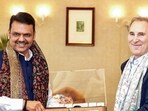 CM Devendra Fadnavis meets CEO of Amazon Andy Jassy, in Mumbai on Wednesday (ANI)