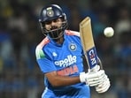 India's Shreyas Iyer plays a shot during the third one-day international (ODI) cricket match between India and Afghanistan in Chennai