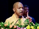 Chief minister Yogi Adityanath addresses the 51st anniversary of the ‘1975 Emergency’ event at Lok Bhawan, in Lucknow on Thursday. (ANI Photo)