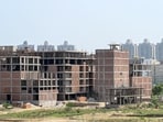 In a notice, the Authority said the purchase and sale of properties including plot and flat in various Khasra numbers of Villages – Salarpur, Bhangel, Hajipur under Sector-77, Noida are prohibited. (Sunil Ghosh/HT Photo)