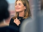 Savannah Guthrie visits the Today show at Rockefeller Plaza in New York on Thursday, March 5, 2026. (Photo by Charles Sykes/Invision/AP, File)
