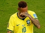 Neymar Jr broke down in tears after Brazil vs Scotland match.