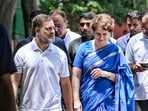Rahul Gandhi and Priyanka Gandhi (in picture) termed the bonded labour case in Uttar Pradesh as an 'assault on humanity'/