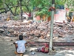 Residents said the eviction has left many of them effectively homeless, as affordable housing is difficult to find and temporary shelters are “unsafe” to live in. (Vipin Kumar/HT)