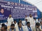 The BSP meet in Ayodhya’s Bikapur where Jitendra Singh Babloo rejoined the party. (SOURCED)