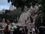 The quakes destroyed power lines and also caused damage to Caracas's main airport.