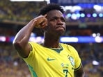 Vinicius Jr scripts history with a brace against Scotland.