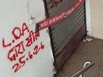 With Thursday’s action, the two-day tally of the crackdown rose to 126 sealed establishments and 161 notices across Lucknow. (Deepak Gupta/HT)
