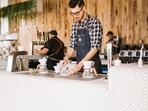 Worker claims secret audio recording through CCTV in workplace cafe.