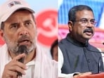 Rahul Gandhi slams Union Minister of Education Pradhan for 'terrorist' remark. 