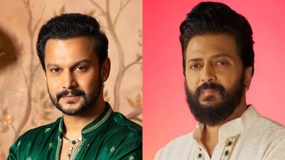 Adinath Kothare and Riteish Deshmukh (Photos: Instagram) Adinath Kothare and Riteish Deshmukh (Photos: Instagram)