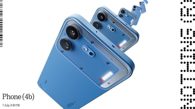 Nothing Phone 4b smartphone is set to launch in India on 7 July, 2026. (Nothing) Nothing Phone 4b smartphone is set to launch in India on 7 July, 2026. (Nothing)