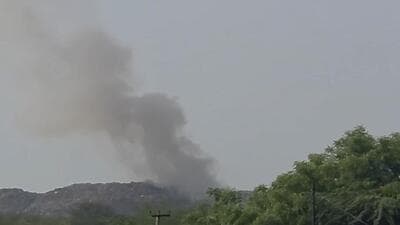 Officials said the fire was reported around 7am. Officials said the fire was reported around 7am.