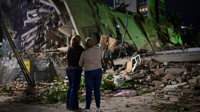 Buildings collapsed in the Capital Caracasas and the several states, with authorities still assessing the damage. (REUTERS)