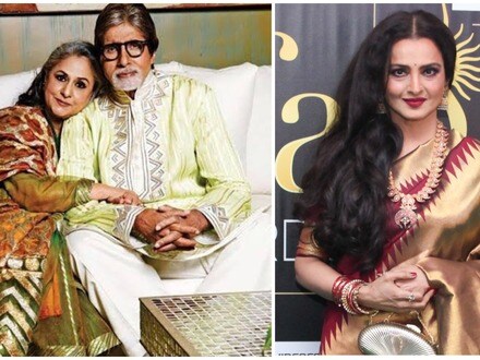 অমিতাভ-জয়া-রেখা। 