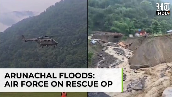Indian air force launches rescue op in Keyi Panyor with SDRF