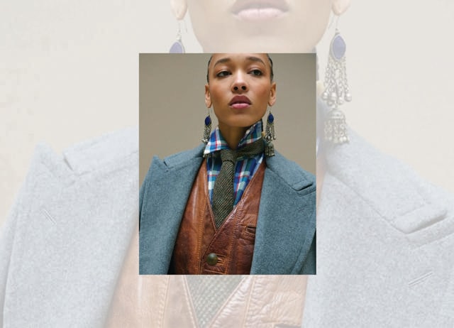 Ralph Lauren models wore jhumkas at Paris Fashion Week this year. (INSTAGRAM/@POLORALPHLAUREN) Ralph Lauren models wore jhumkas at Paris Fashion Week this year. (INSTAGRAM/@POLORALPHLAUREN)