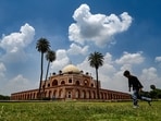 Gram it: A stunning view of the Humayun's Tomb under a bright blue sky in Delhi will definitely make you step out of your homes and explore Delhi over the weekend. This historical sight is the perfect spot to begin your city tour.   